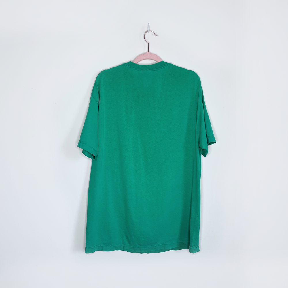 vintage super mario bros mushroom 1 up tee - size large