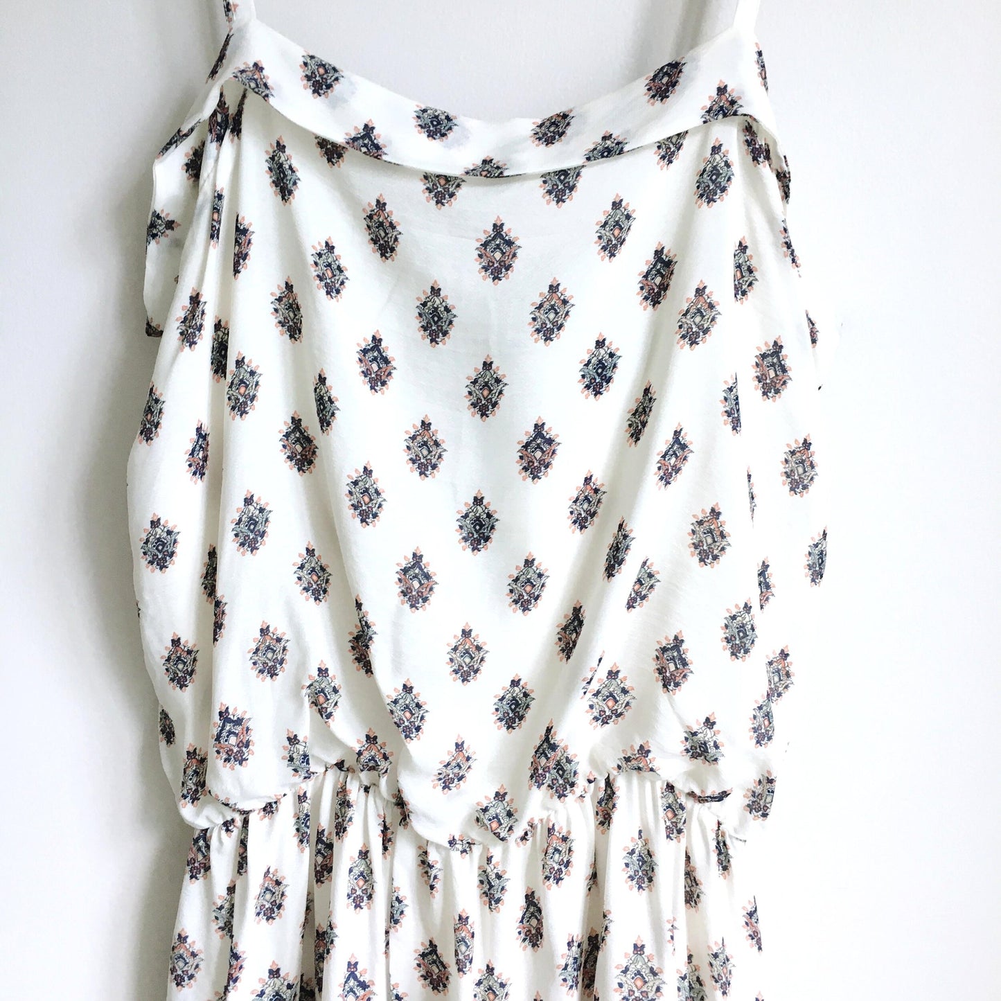 Massimo Dutti tie-back silk dress - size 38