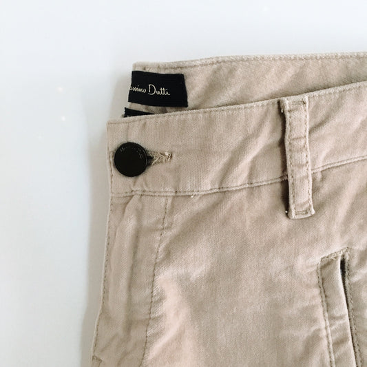 Massimo Dutti Slim Velvet Pants - size 26