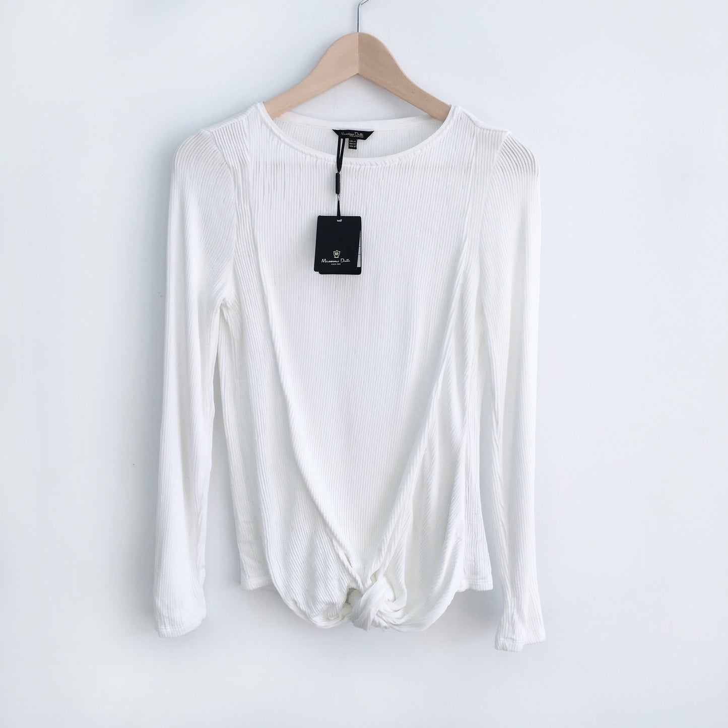 Massimo Dutti Ribbed Long Sleeve - size xs