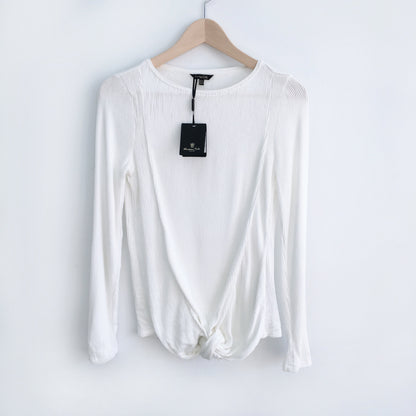 Massimo Dutti Ribbed Long Sleeve - size xs