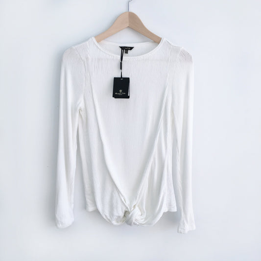 Massimo Dutti Ribbed Long Sleeve - size xs