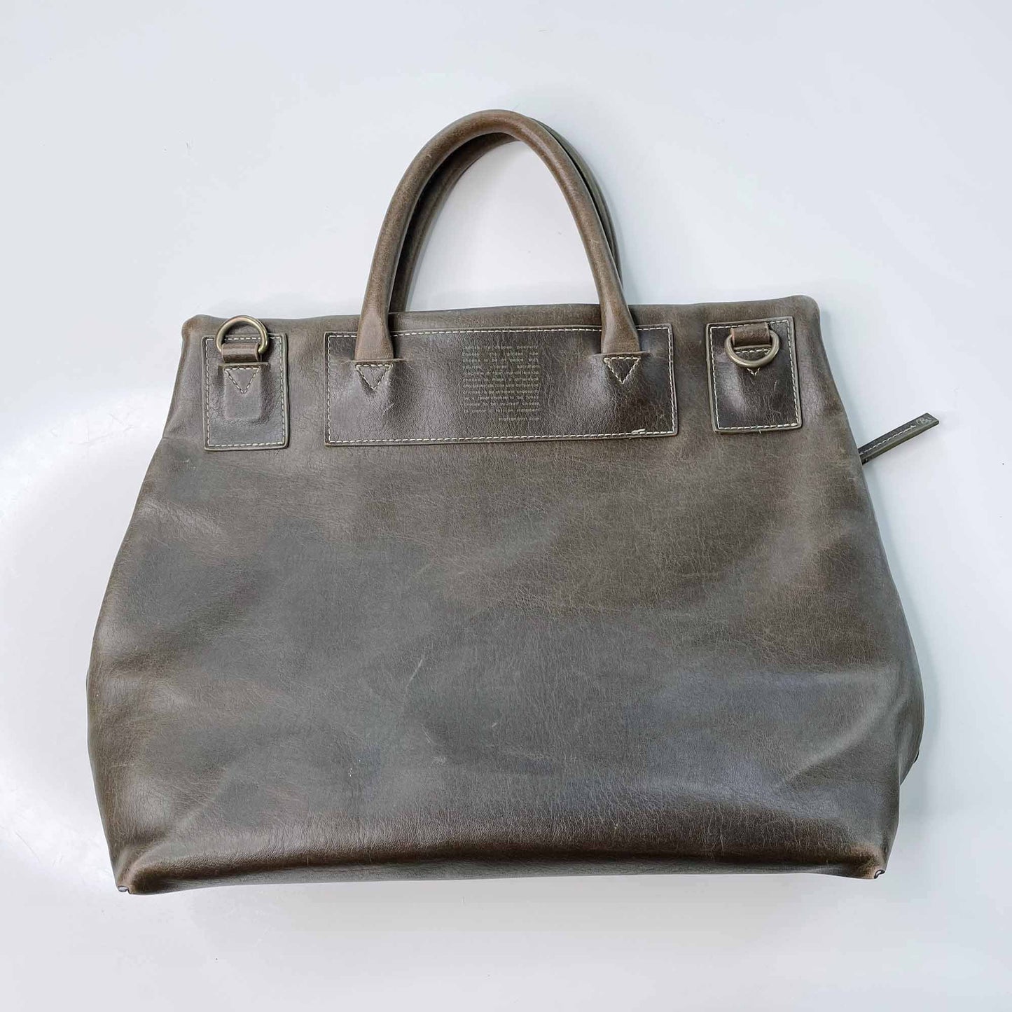 matt & nat vegan zipper front handbag
