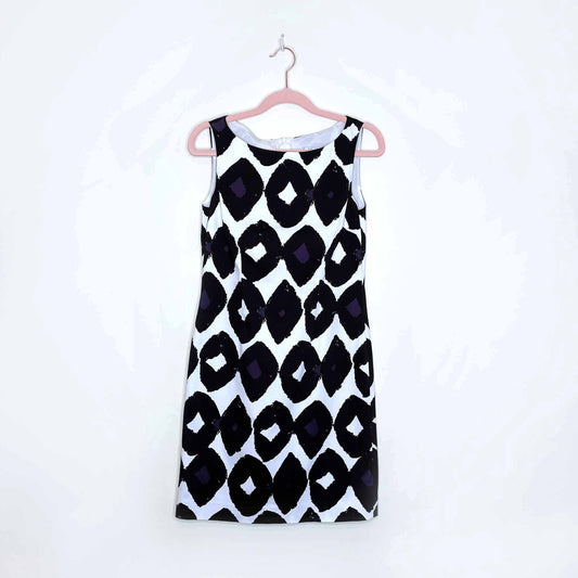 max mara printed summer sheath dress - size 2
