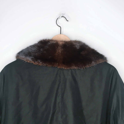 Vintage Max Mara puff jacket with fur collar - size 8