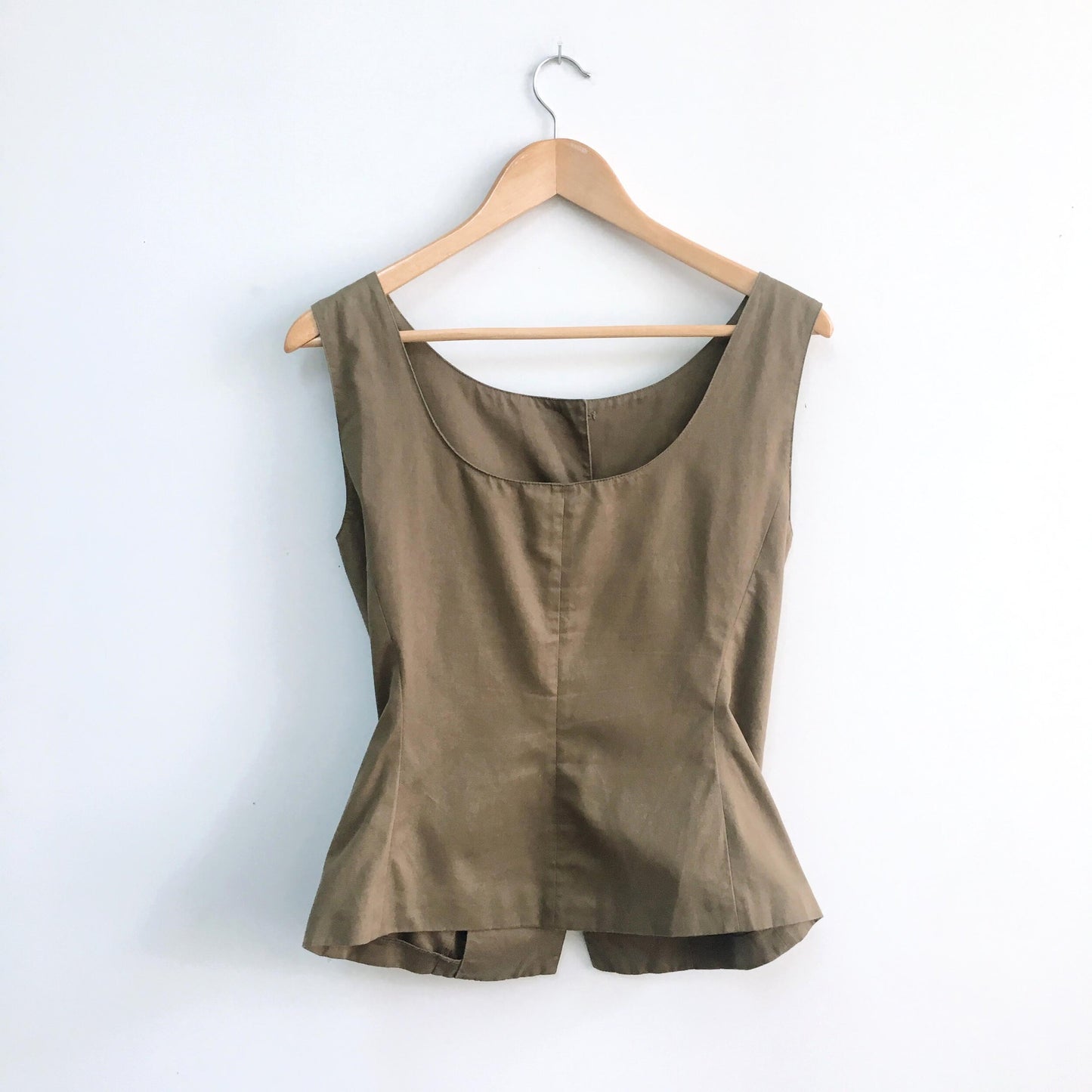 Max Mara Gold Button Shirt - size 6