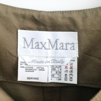 Max Mara Gold Button Shirt - size 6