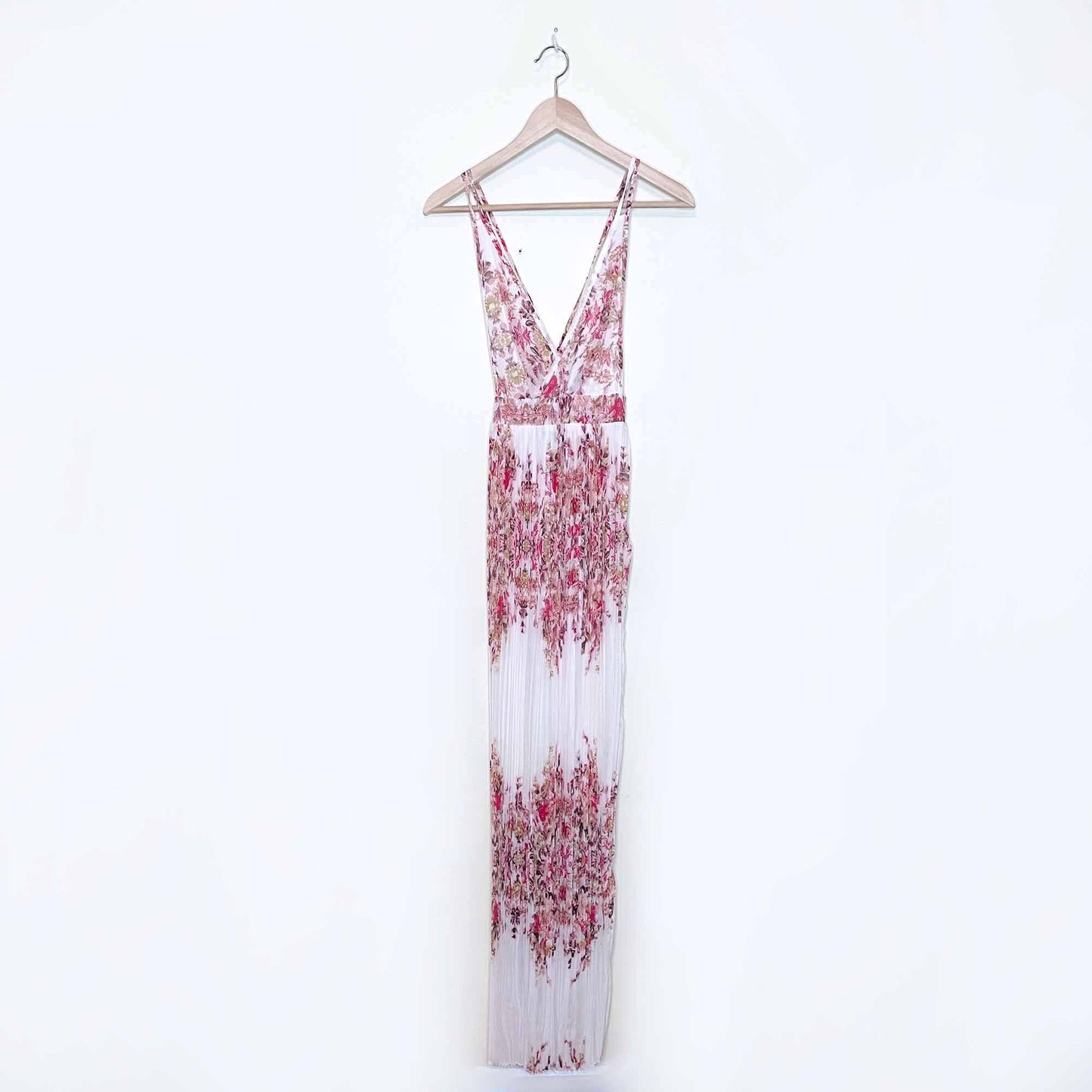 sheinside floral summer maxi dress - size small