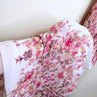 sheinside floral summer maxi dress - size small