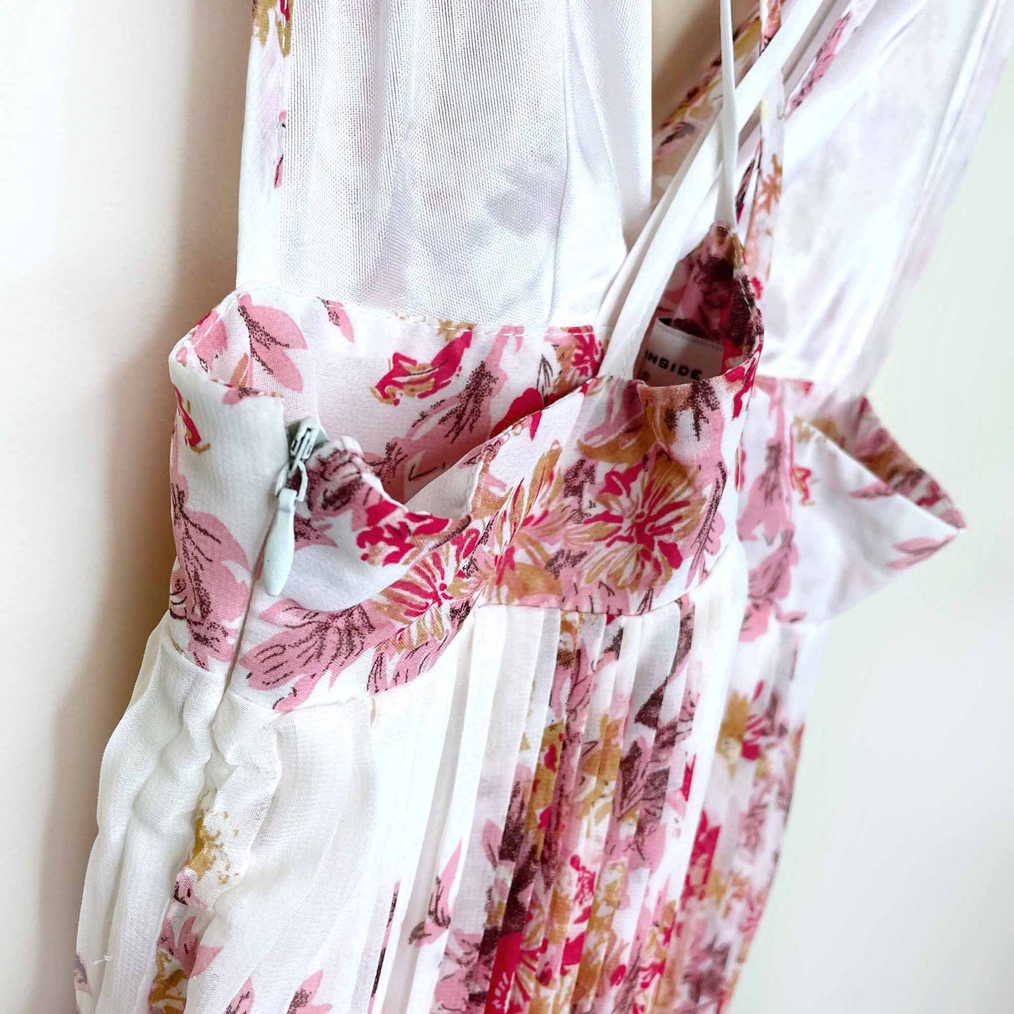 sheinside floral summer maxi dress - size small