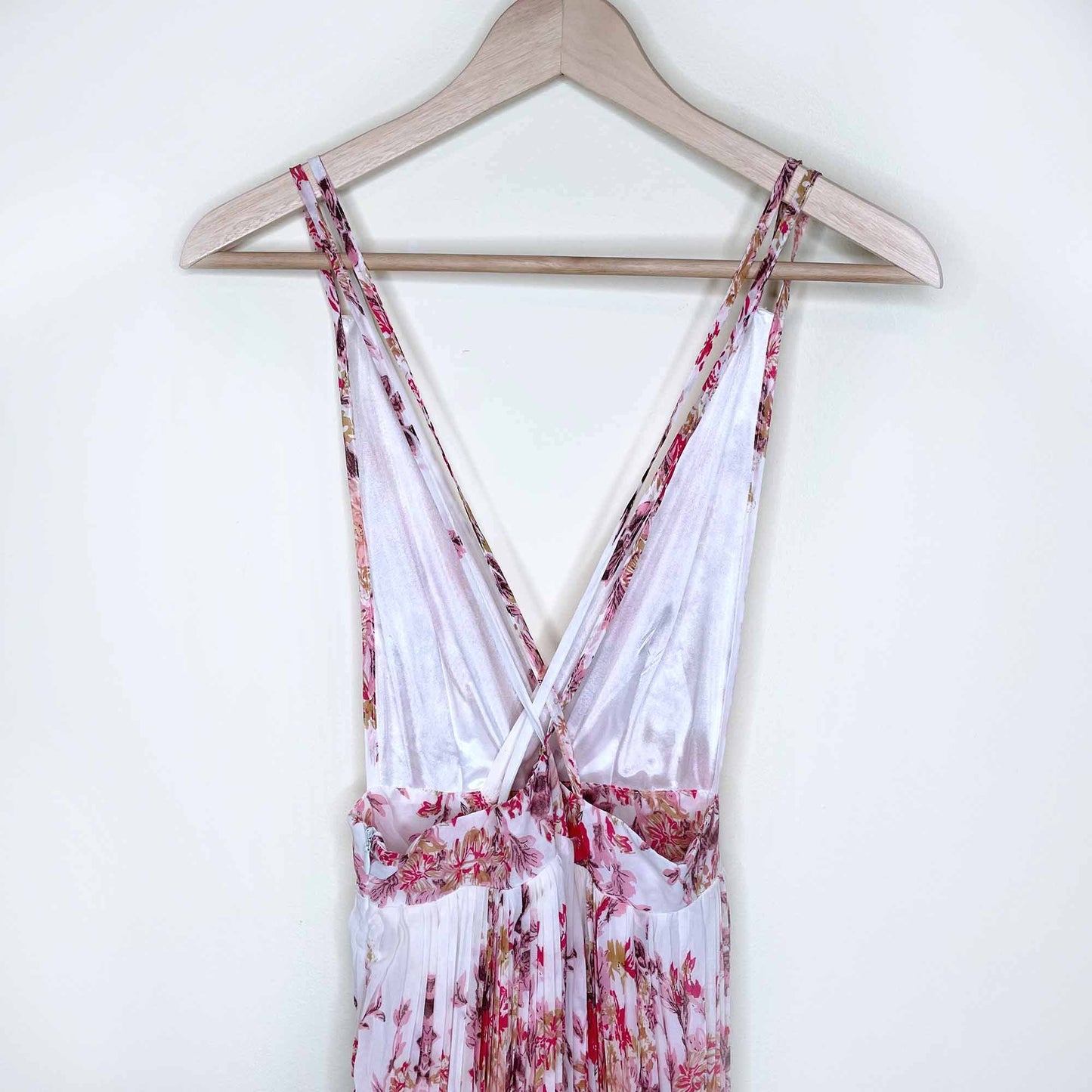 sheinside floral summer maxi dress - size small