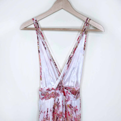 sheinside floral summer maxi dress - size small