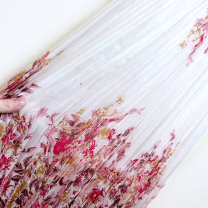 sheinside floral summer maxi dress - size small