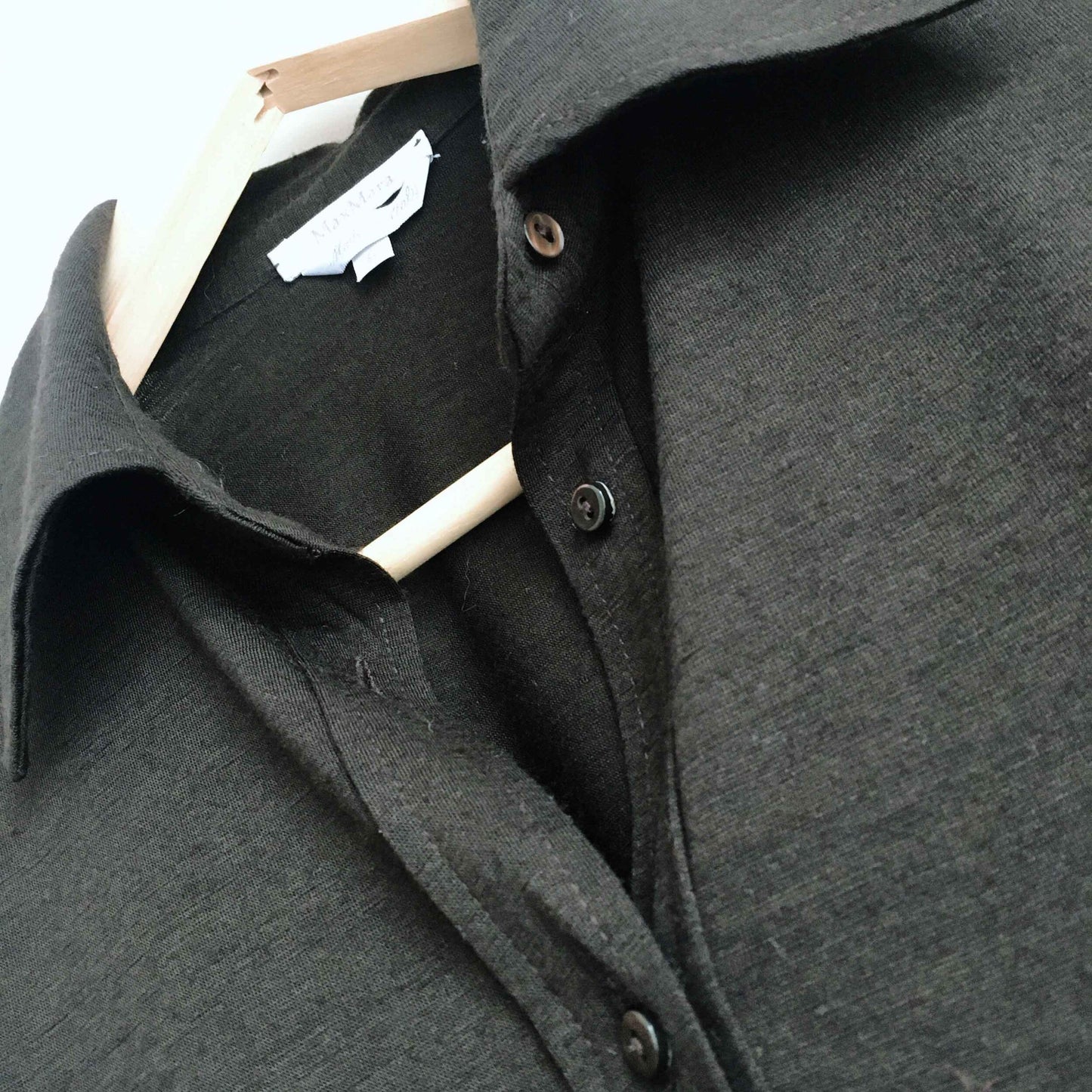 Max Mara wool-silk collared shirt - size Small