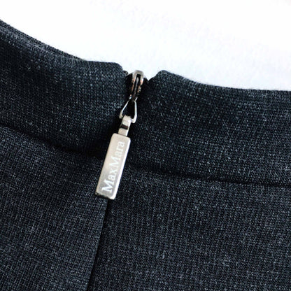 Max Mara draped silk front pencil skirt - size 4