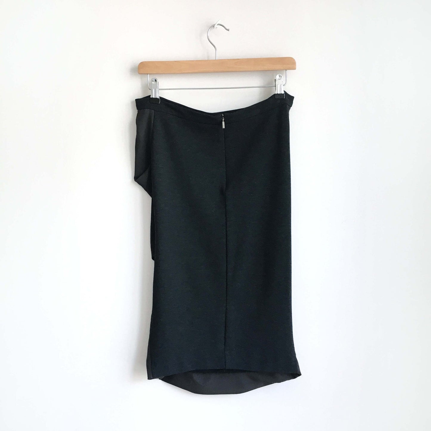 Max Mara draped silk front pencil skirt - size 4