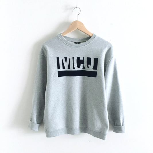 McQ - Alexander McQueen flocked crewneck - size Small