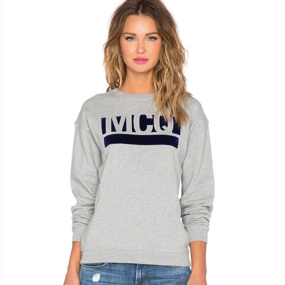 McQ - Alexander McQueen flocked crewneck - size Small