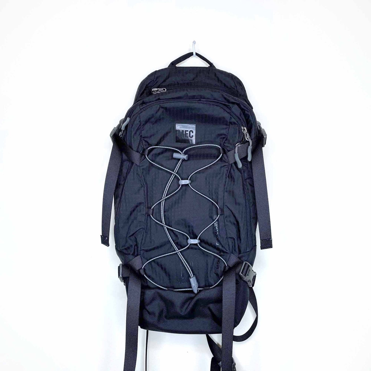 mec black mountain fountain 9L hiking backpack