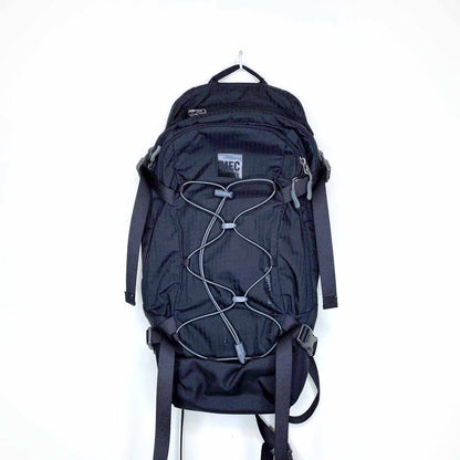 mec black mountain fountain 9L hiking backpack