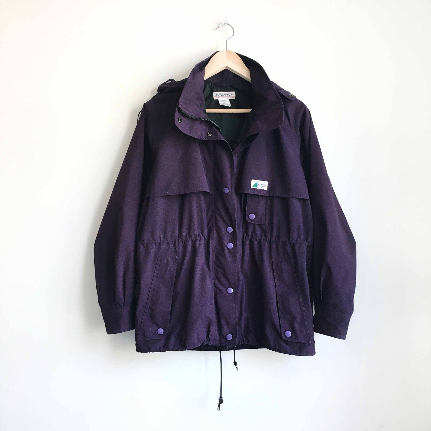 Vintage MEC Drawstring All-weather Jacket - size Small