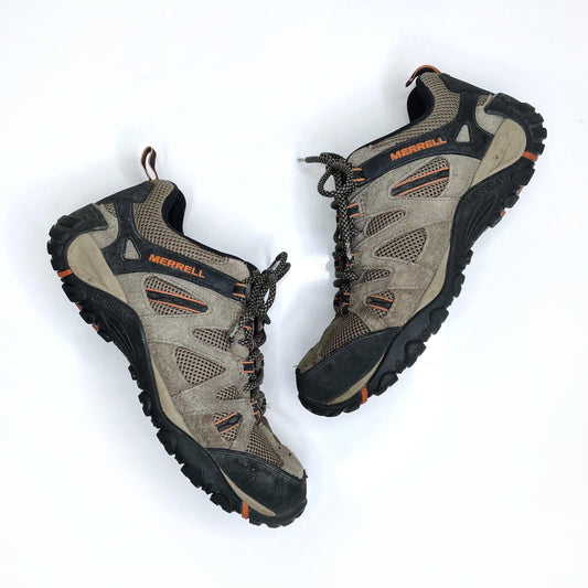 men's merrell yokota ascender vent hiking shoes - size 9