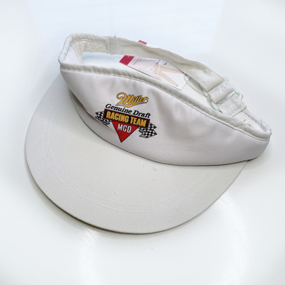 vintage mgd miller genuine draft racing team visor