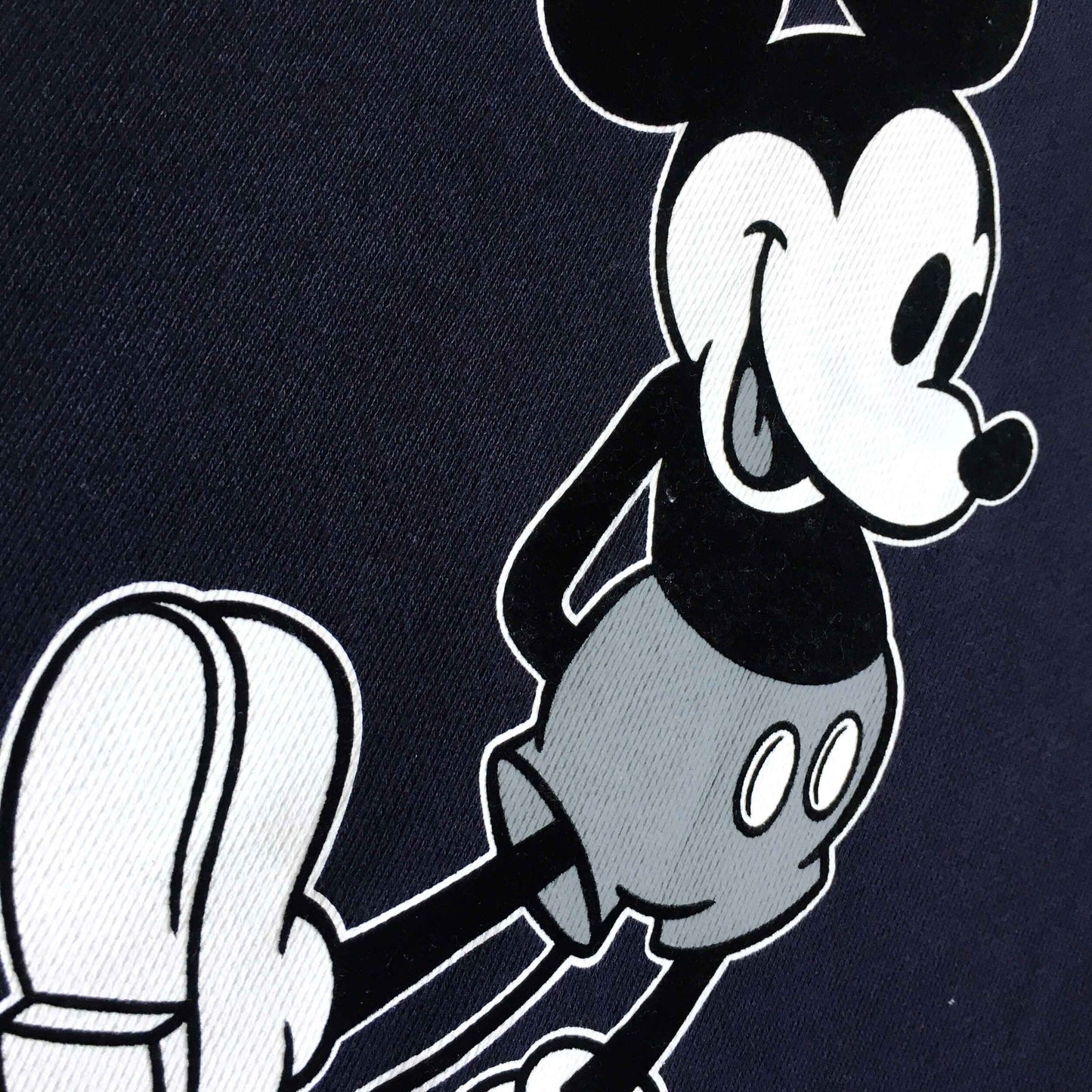 Uniqlo Mickey Stands hooded sweatshirt dress - size Large