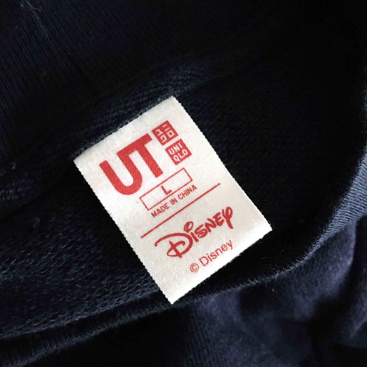 Uniqlo Mickey Stands hooded sweatshirt dress - size Large