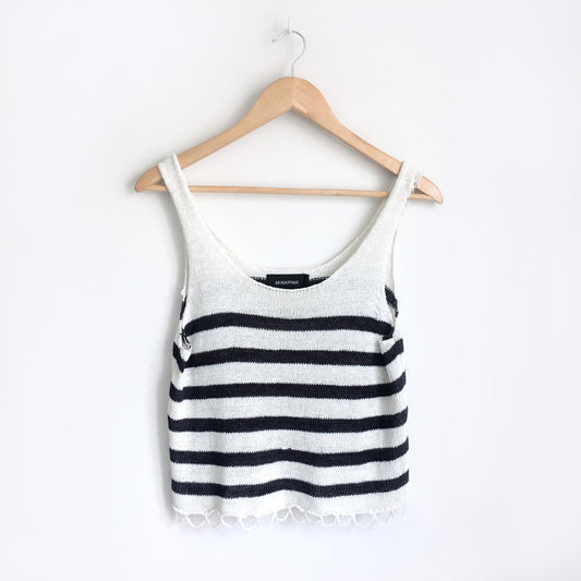 Minkpink Next in Line knitted tank - size Small