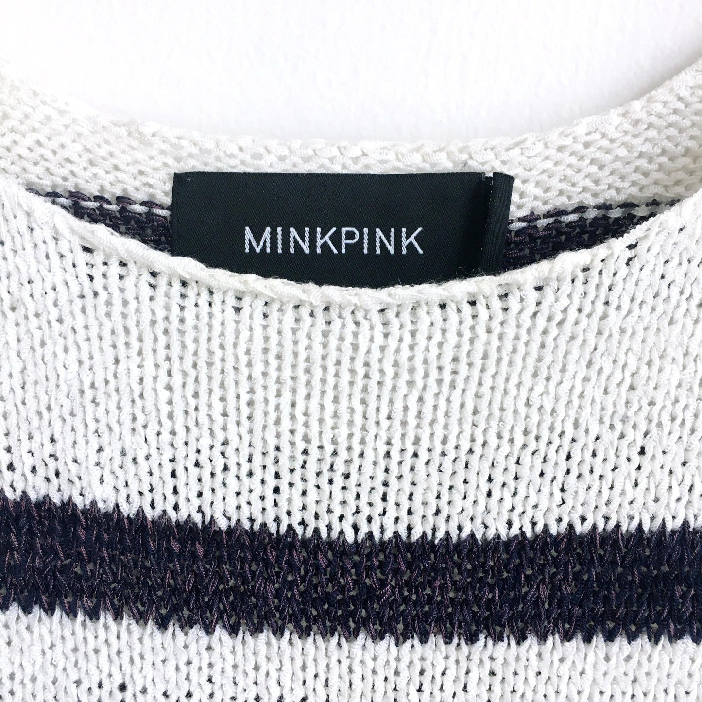 Minkpink Next in Line knitted tank - size Small