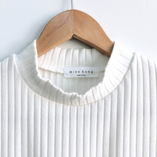 Miss Hong ribbed crop - size xs