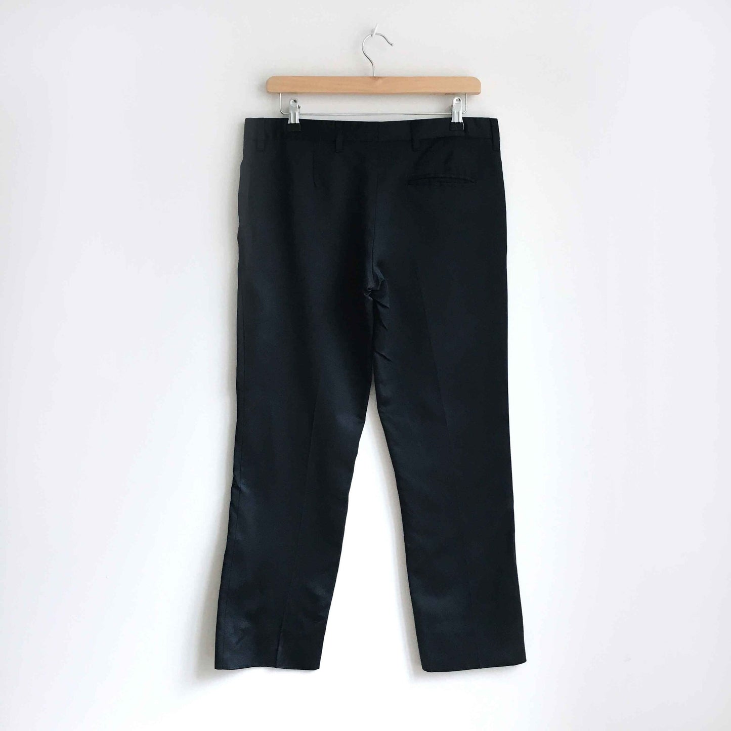 miu miu silk ribbed cropped trouser - size 42