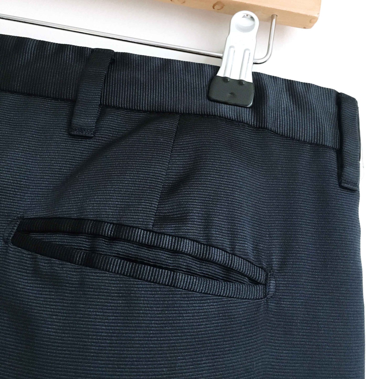 miu miu silk ribbed cropped trouser - size 42