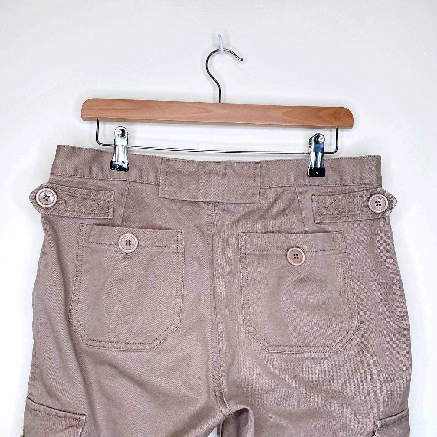 marc jacobs cropped wide leg cargo pants - size 10