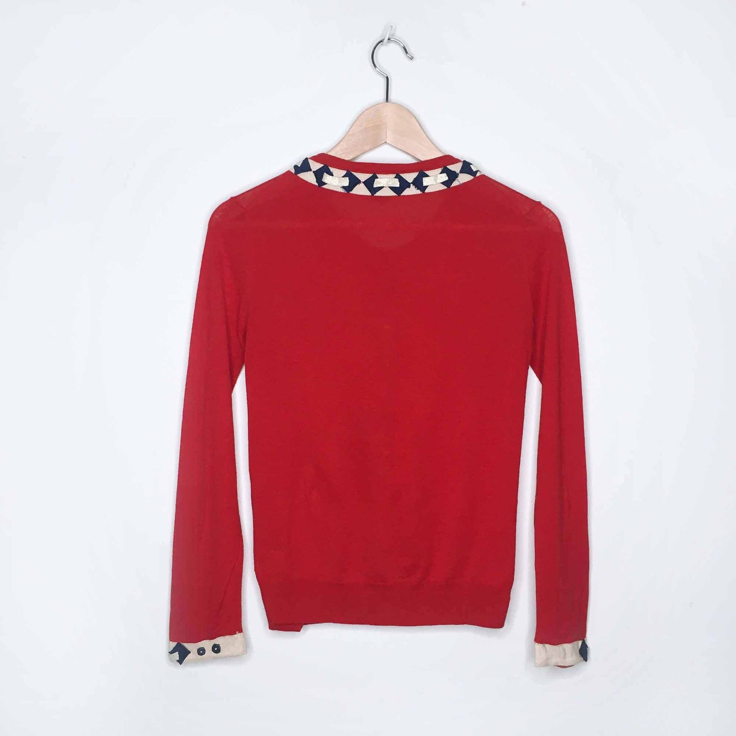Marc Jacobs embellished trim cardigan sweater - size xs