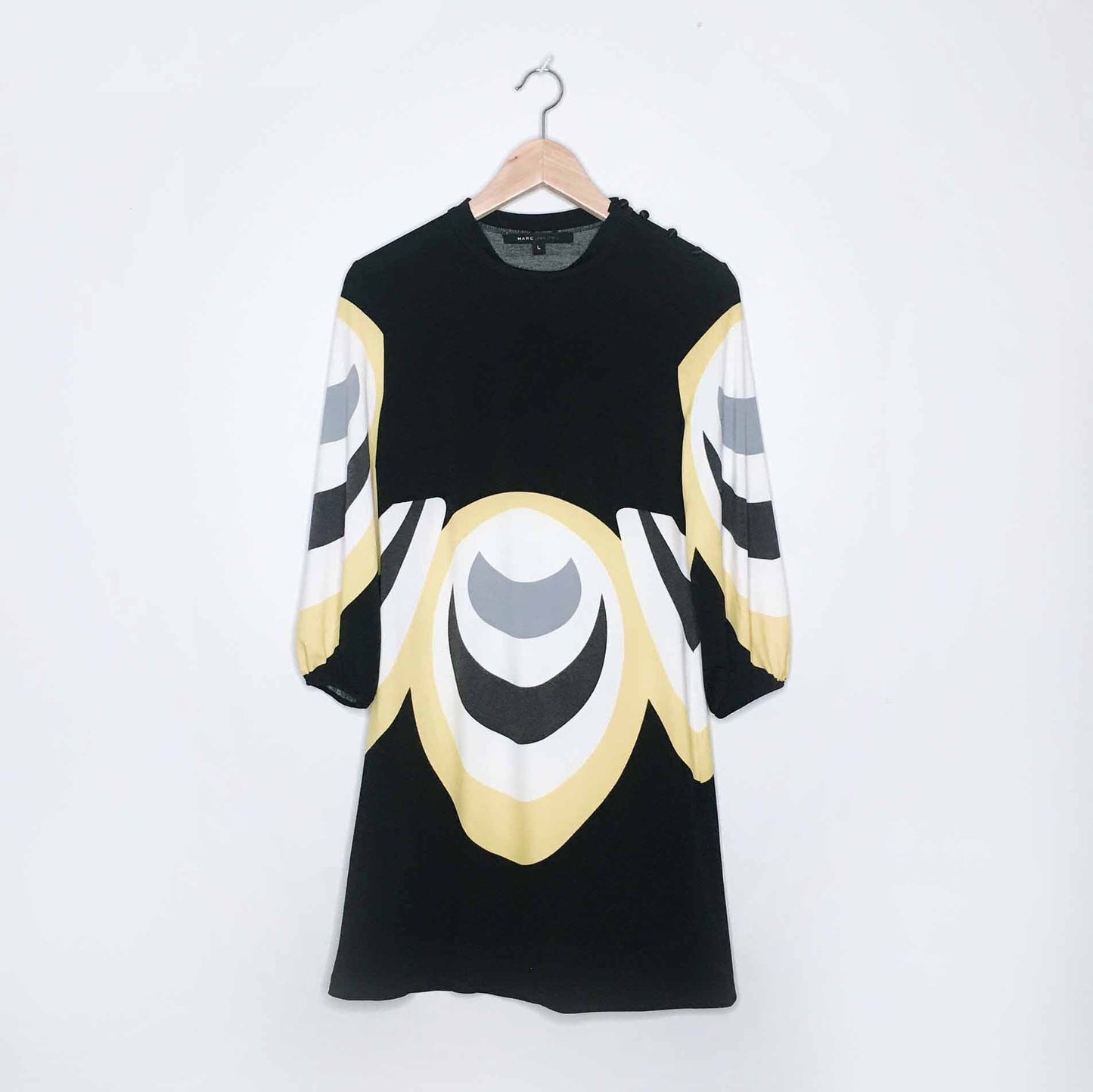 Marc Jacobs 60's 70's mod print dress - size Large