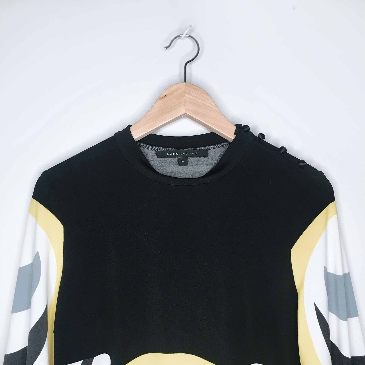 Marc Jacobs 60's 70's mod print dress - size Large