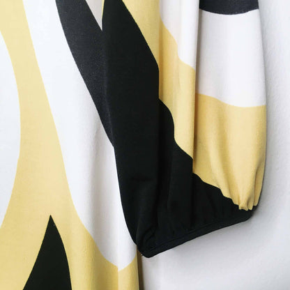 Marc Jacobs 60's 70's mod print dress - size Large