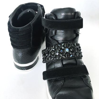 Michael Kors Randi Leather Sneakers - size 8.5