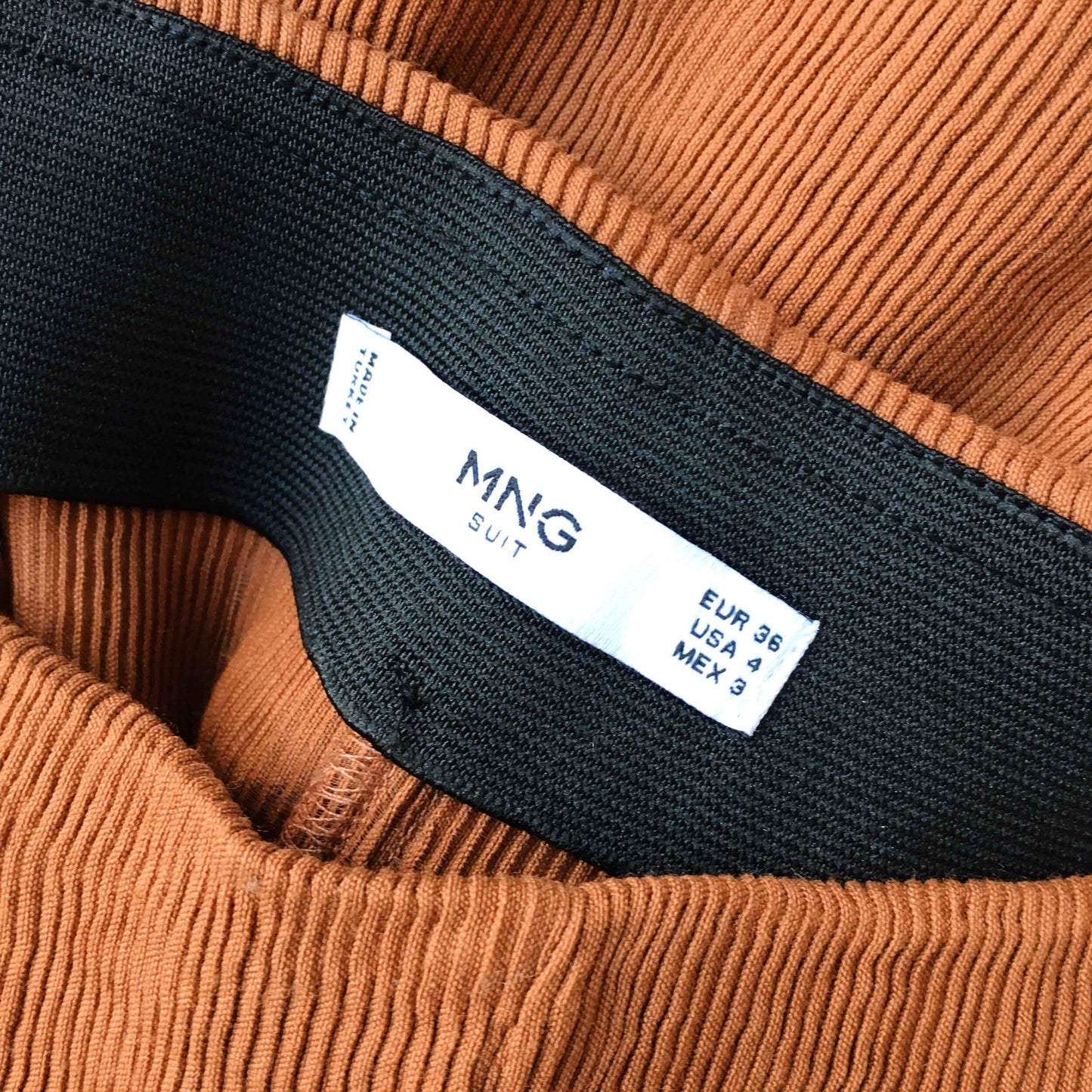 MNG suit textured ultra high rise culottes - size 4