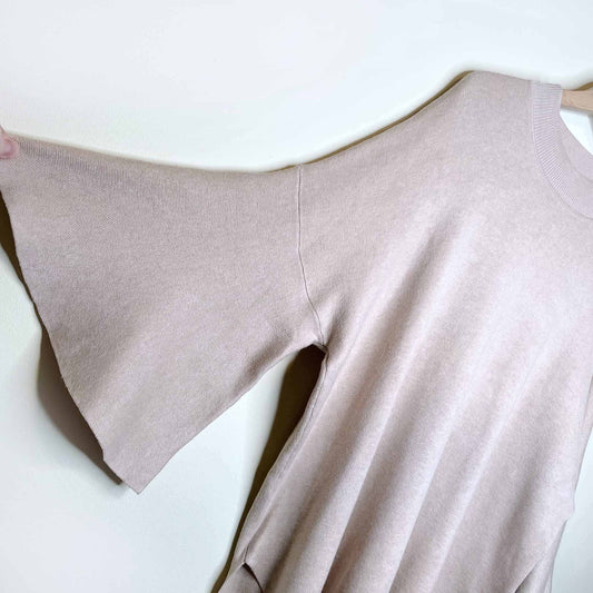 modern citizen short bell sleeve sweater - size large