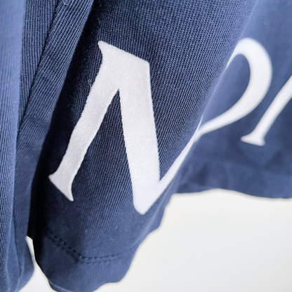 moncler x kith blue long sleeve tee - size large