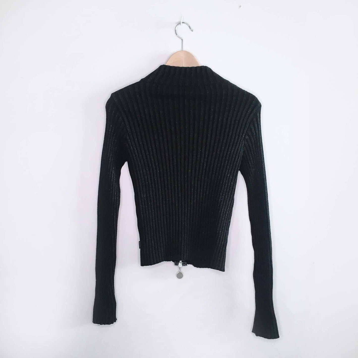 Vintage Moschino ribbed wool cardigan sweater - size Small
