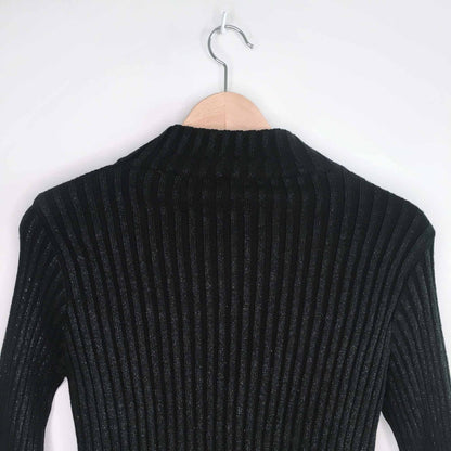 Vintage Moschino ribbed wool cardigan sweater - size Small