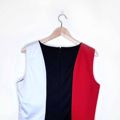 love moschino overlapping big heart shift dress - size 12