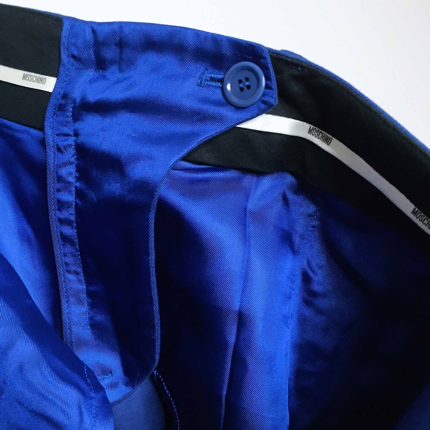 Moschino slim rolled cuff trouser - size 6