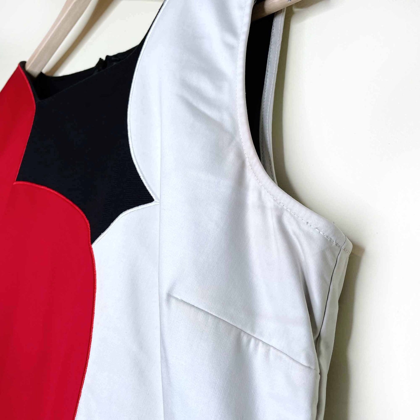 love moschino overlapping big heart shift dress - size 12