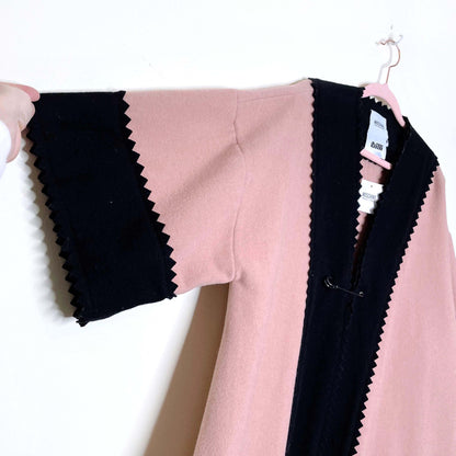 nwt moschino cheap and chic wool cape - size 10