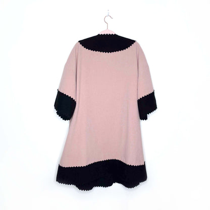 nwt moschino cheap and chic wool cape - size 10